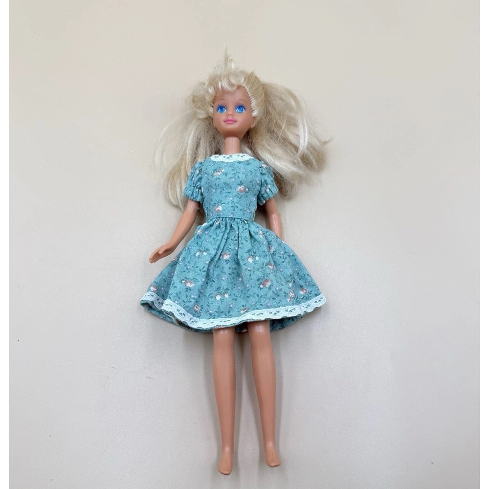 Vintage Skipper Barbie Doll 1980s Mattel Collectible Handmade Outfit Blonde Hair